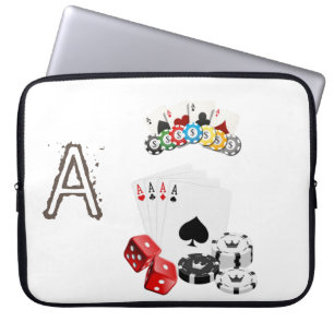 Laptophoes voor afspeelkaarten laptop sleeve