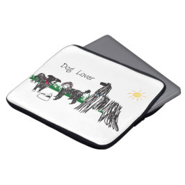 Laptophoes voor hondenliefhebbers laptop sleeve