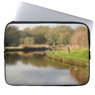 Laptophoes voor landschapslandschap in het Engels Laptop Sleeve