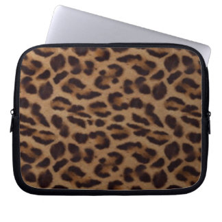 Laptophoes voor luipaard laptop sleeve