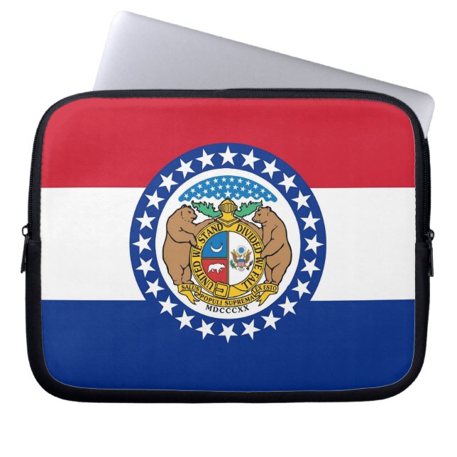 Laptophoes voor Missouri State-laptop Laptop Sleeve (Voorkant)