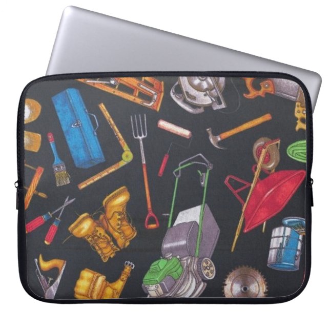 Laptophoes voor thuis- en tuinwerktuigen laptop sleeve (Voorkant)