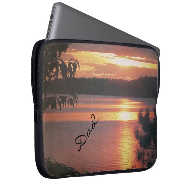 Laptophoes voor vader laptop sleeve (Voorkant Rechts)