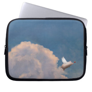 laptophoes voor vliegende varkens laptop sleeve