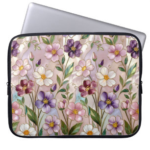 Laptophoes Wildflower Elegante Bloemcase Laptop Sleeve