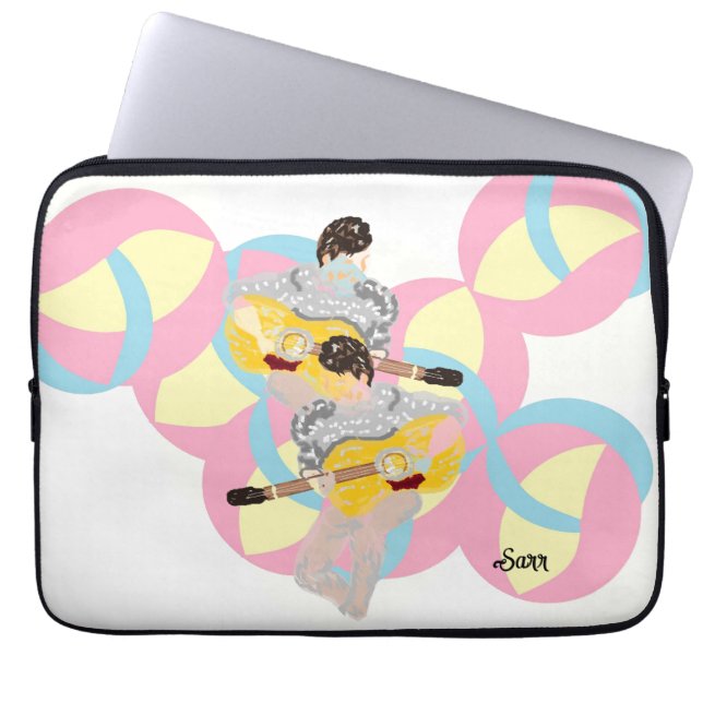 Laptophoezen: emoties laptop sleeve (Voorkant)
