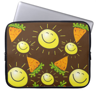 Laptophoezen — Zonnebruin Laptop Sleeve