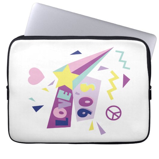 Laptophülle "crazy 90s" laptop sleeve (Voorkant)