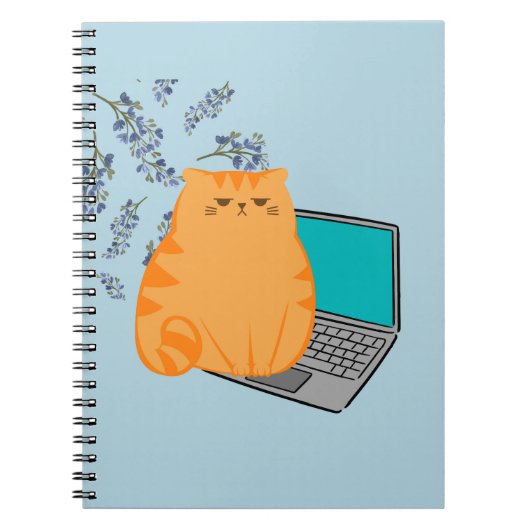 Laptopkat Notitieboek (Voorkant)