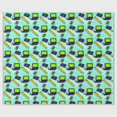 laptopliniaal cadeaupapier (Vlak)