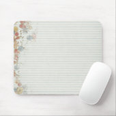 Laptoppapier met bloem muismat (Met muis)