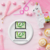 Laptops met Borden op papier Papieren Bordje (Feest)