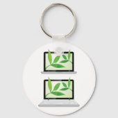 Laptops met Sleutelhanger met bladeren (Voorkant)