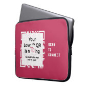 Laptopschutzhülle - RED - QR - PURE Collection Laptop Sleeve (Voorkant Links)