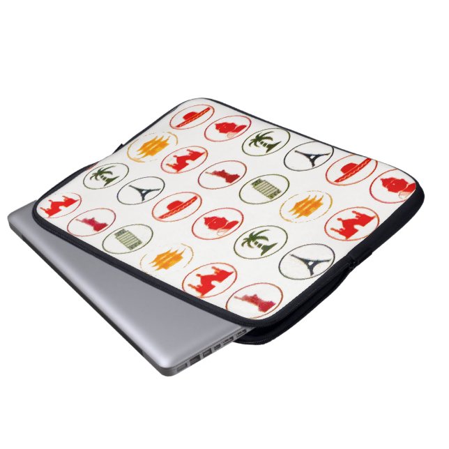 Laptopsleeve-reiziger Laptop Sleeve (Voorkant onderkant)