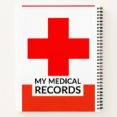 Laptopstijl voor bewaarder medische gegevens 2 notitieboek (Achterkant)