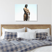 lapu torso vrijheid canvas afdruk (Insitu (Slaapkamer))