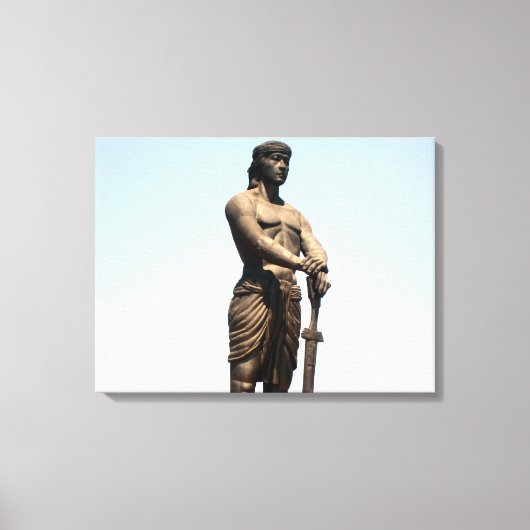 lapu torso vrijheid canvas afdruk (Voorkant)