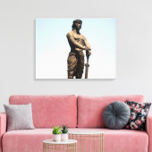 lapu torso vrijheid canvas afdruk (Insitu (Woonkamer))
