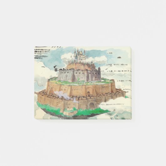 Laputa Concept Art Post-it® Notes (Voorkant)