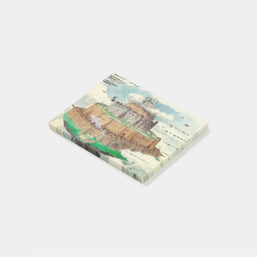 Laputa Concept Art Post-it® Notes (Schuin)