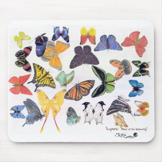 "Lapwai, Place of the Butterfly" Mousepad Muismat (Voorkant)