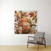 lapwerk pompoenwandtapijt wandkleed (In Situ (horizontaal))