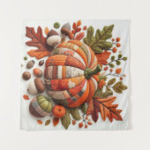 lapwerk pompoenwandtapijt wandkleed (Voorkant (horizontaal))