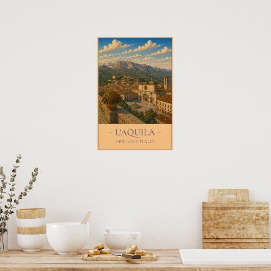 L'Aquila Poster (Keuken)
