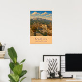 L'Aquila Poster (Thuiskantoor)