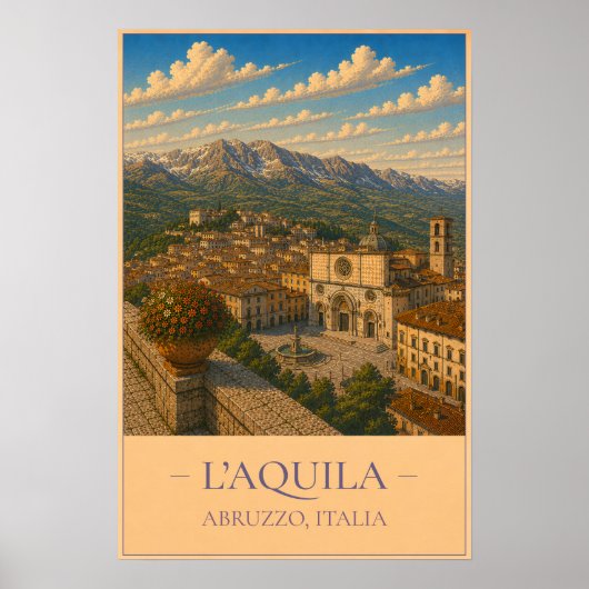 L'Aquila Poster (Voorkant)