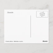 Lar gibbon bij vijver briefkaart (Achterkant)