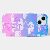 Lara - aangepaste naam Sjabloon, Schattigee drijve Case-Mate iPhone Case (Achterkant (horizontaal))