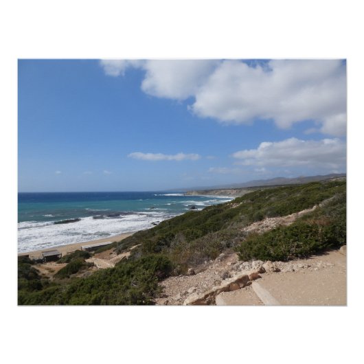 Lara Beach, Paphos, Cyprus Perfect Poster (Voorkant)