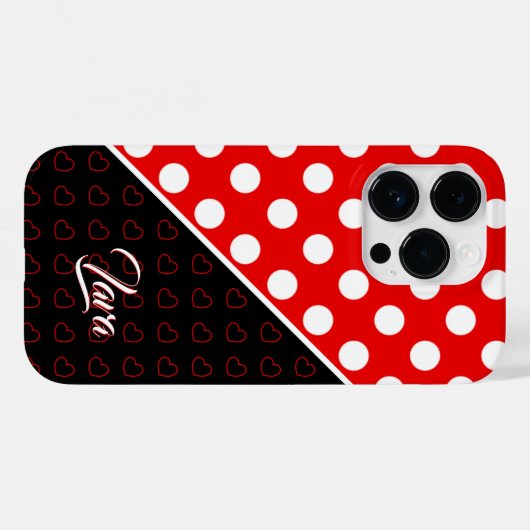 Lara Custom Name Sjabloon Hoesje voor iPhone (Achterkant (horizontaal))