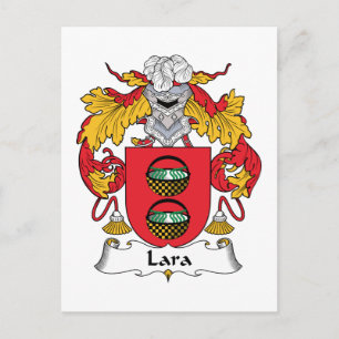 Lara Family Crest Briefkaart