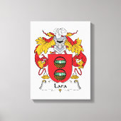 Lara Family Crest Canvas Afdruk (Voorkant)