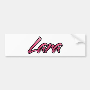 Lara fred roze Aufkleber Sticker