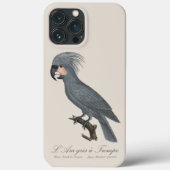 L'Ara gris à trompe / Grijze palmkaketoe Case-Mate iPhone Case (Achterkant)