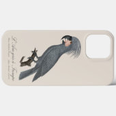 L'Ara gris à trompe / Grijze palmkaketoe Case-Mate iPhone Case (Achterkant (horizontaal))