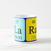 Lara periodieke lijstnaam mok (Center)