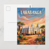 Larabanga-moskee Ghana Briefkaart (Voorkant / Achterkant)