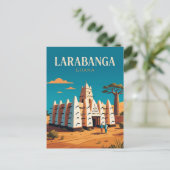 Larabanga-moskee Ghana Briefkaart (Staand voorkant)