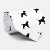 Larador Fetch, Black Lab play ball Stropdas (Opgerold)