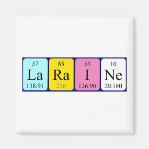 Laraine periodieke tabelnaam magneet