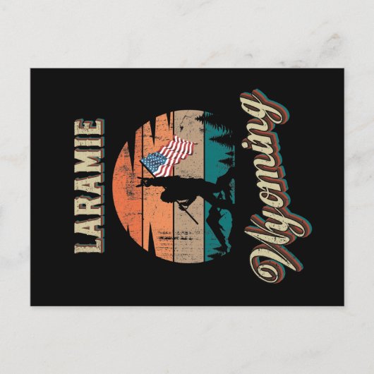 Laramie Wyoming Briefkaart (Voorkant)