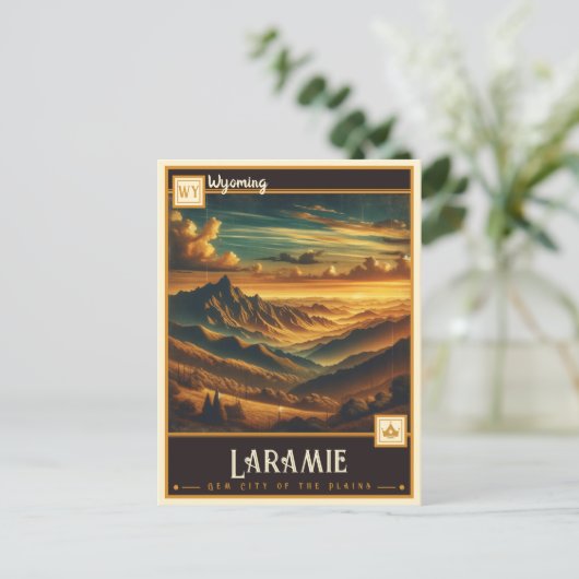 Laramie, Wyoming |  Briefkaart (Staand voorkant)