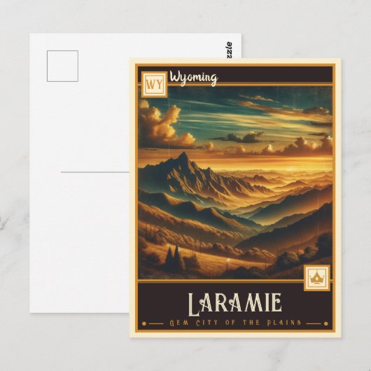 Laramie, Wyoming | Briefkaart (Voorkant / Achterkant)