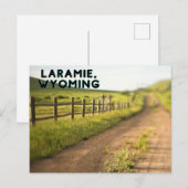 Laramie Wyoming-Briefkaart Briefkaart (Voorkant / Achterkant)