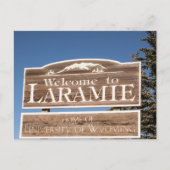 Laramie Wyoming Briefkaart Souvenir Reizen (Voorkant)